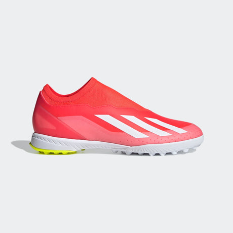 adidas X Crazyfast League LL TF Laceless Turf Boots Solar Red/White/Solar Yellow - Best Buy Soccer