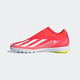 adidas X Crazyfast League LL TF Laceless Turf Boots Solar Red/White/Solar Yellow - Best Buy Soccer