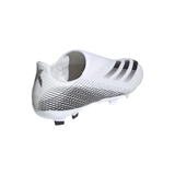 adidas X Ghosted.3 Laceless Firm Ground Boots -White/Blac - Best Buy Soccer