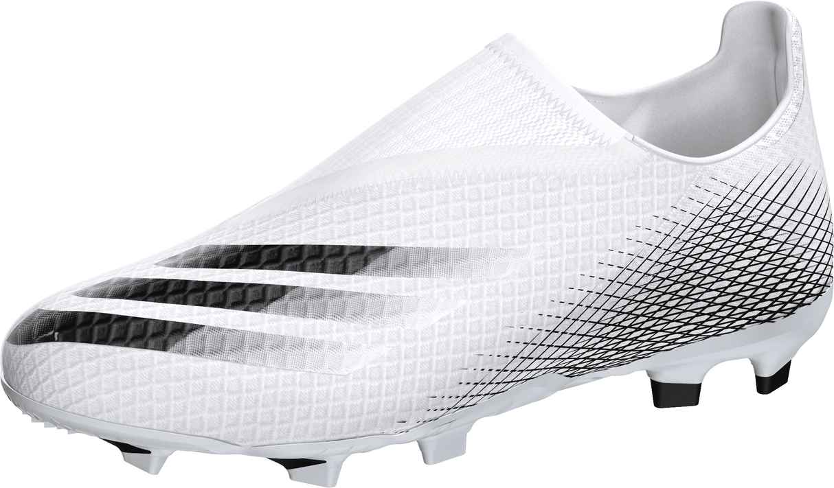adidas X Ghosted.3 Laceless Firm Ground Boots -White/Blac - Best Buy Soccer