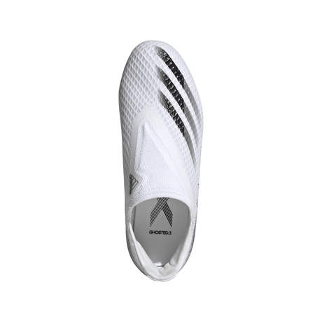 adidas X Ghosted.3 Laceless Firm Ground Boots -White/Blac - Best Buy Soccer