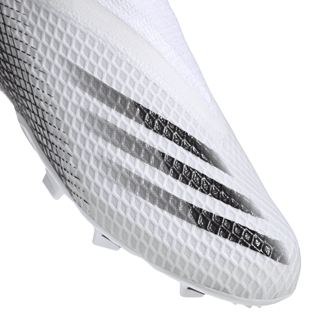 adidas X Ghosted.3 Laceless Firm Ground Boots -White/Blac - Best Buy Soccer