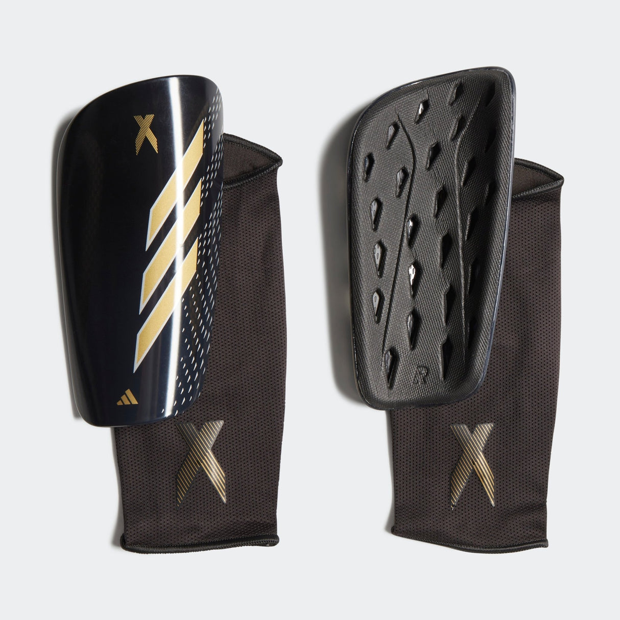 adidas X Speedportal League Shin Guards Black/Grey/Gold - Best Buy Soccer