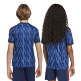adidas Youth Arsenal Away Soccer Jersey 25/26 - Blue - Best Buy Soccer