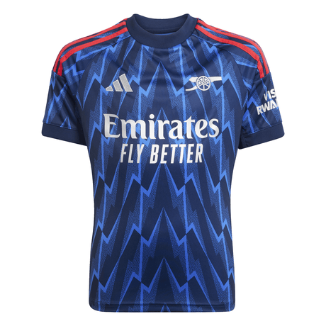 adidas Youth Arsenal Away Soccer Jersey 25/26 - Blue - Best Buy Soccer