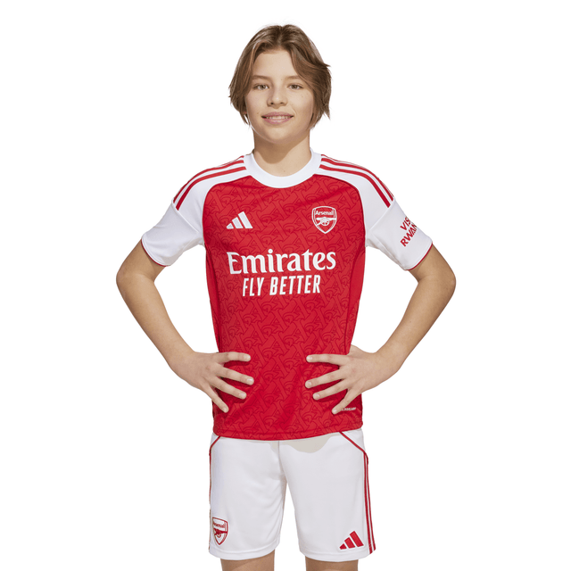 adidas Youth Arsenal Home Jersey 25/26 - Scarlet/White - Best Buy Soccer