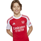 adidas Youth Arsenal Home Jersey 25/26 - Scarlet/White - Best Buy Soccer