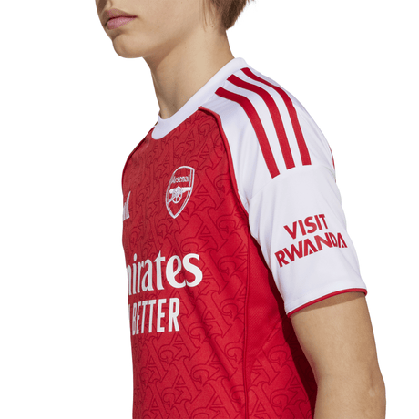 adidas Youth Arsenal Home Jersey 25/26 - Scarlet/White - Best Buy Soccer