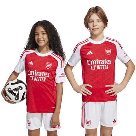 adidas Youth Arsenal Home Jersey 25/26 - Scarlet/White - Best Buy Soccer