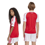 adidas Youth Arsenal Home Jersey 25/26 - Scarlet/White - Best Buy Soccer