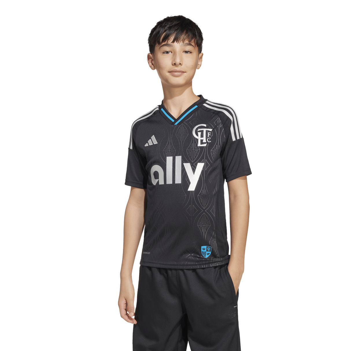 adidas Youth Charlotte Away Jersey 25 Black - Best Buy Soccer