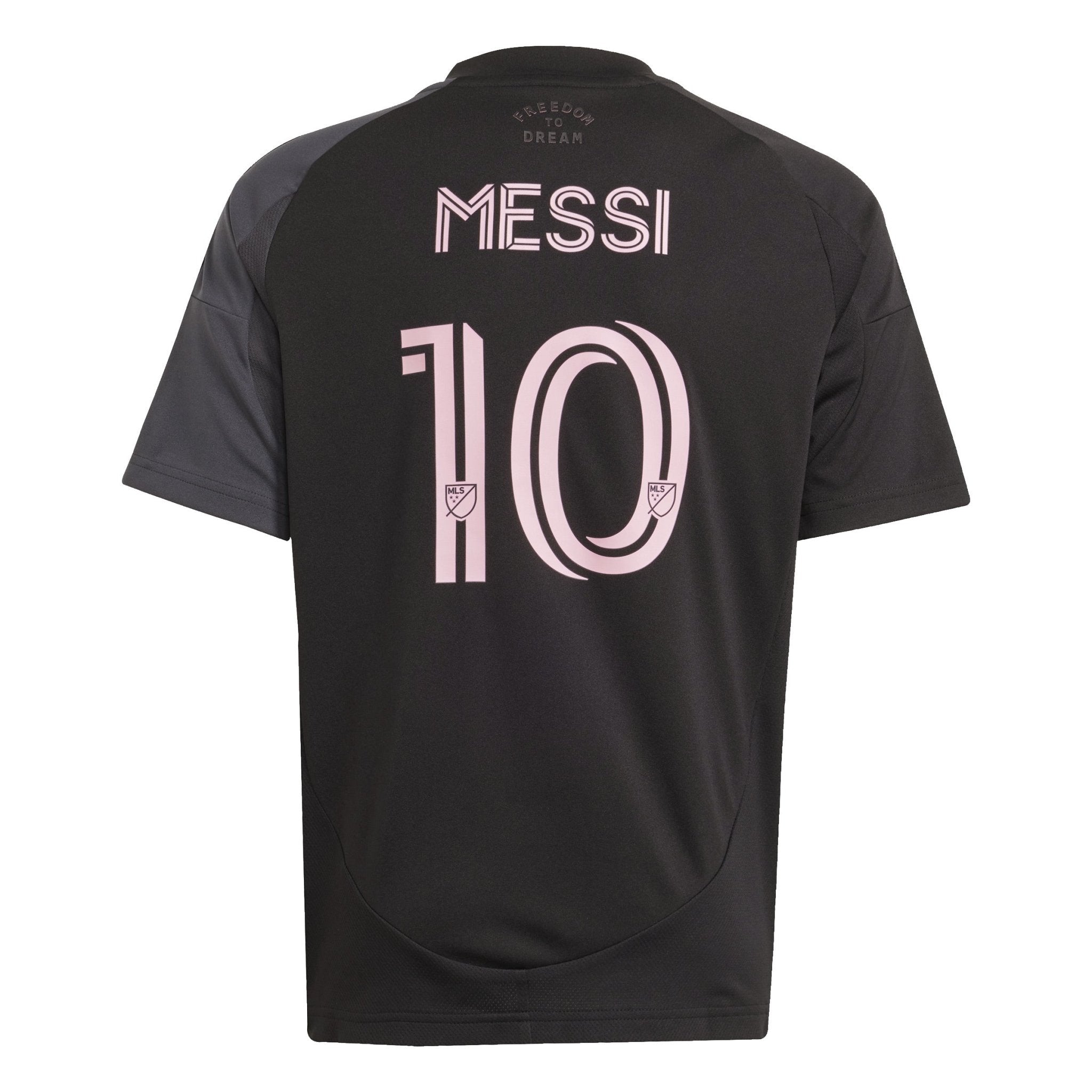 adidas Youth Inter Miami CF Messi Away Jersey 24/25 Black - Best Buy Soccer