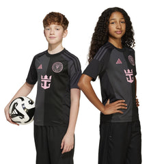 adidas Youth Inter Miami CF Messi Away Jersey 24/25 Black - Best Buy Soccer
