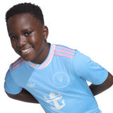 adidas Youth Inter Miami CF Third Messi Jersey 25/26 - Blue - Best Buy Soccer