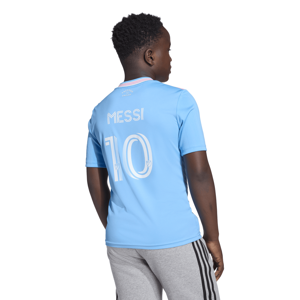 adidas Youth Inter Miami CF Third Messi Jersey 25/26 - Blue - Best Buy Soccer