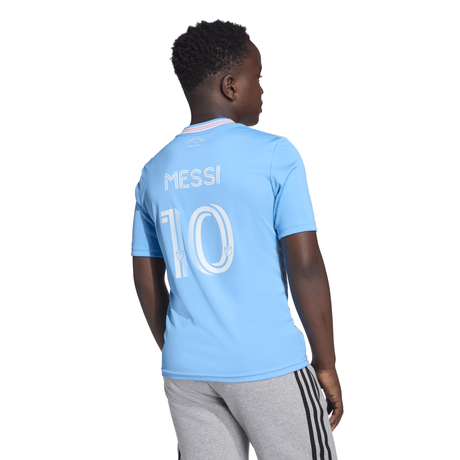 adidas Youth Inter Miami CF Third Messi Jersey 25/26 - Blue - Best Buy Soccer