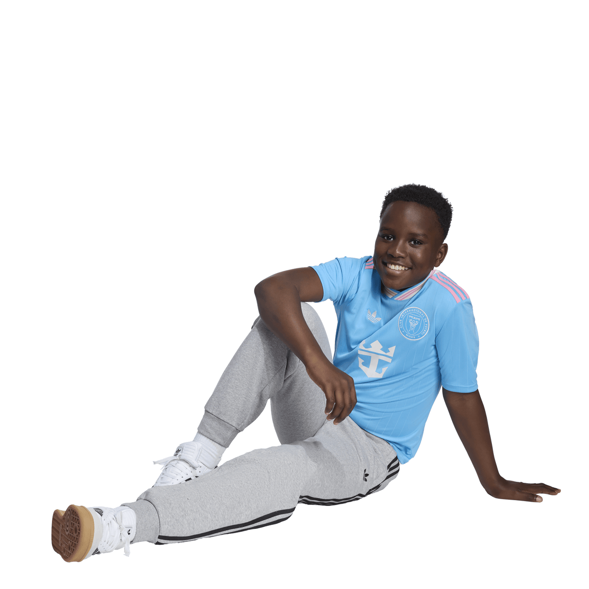 adidas Youth Inter Miami CF Third Messi Jersey 25/26 - Blue - Best Buy Soccer