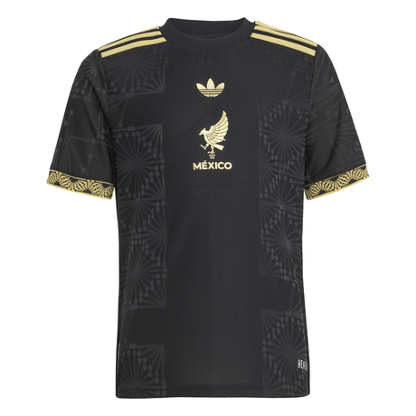 adidas Youth Mexico Gold Jersey 25 Black - Best Buy Soccer
