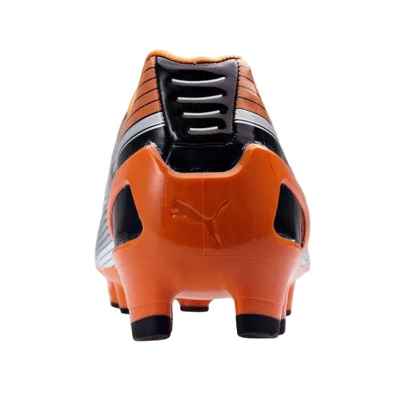 PUMA evoSPEED 1 FG Soccer Cleats - Black/White/Orange