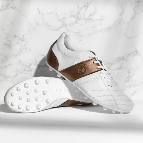 Botines de fútbol UNOZERO AG Black Modelo 1.0 - Blancos