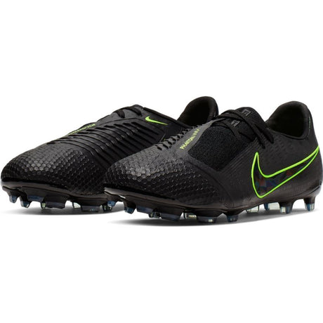 Nike JR Phantom Venom Elite FG Firm Ground Youth Soccer Cleats - Black/Volt