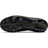 Tacos de fútbol para terreno firme Nike JR Phantom Venom Elite FG para jóvenes - Negro/Volt