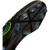 Tacos de fútbol para terreno firme Nike JR Phantom Venom Elite FG para jóvenes - Negro/Volt