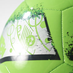 Balón de fútbol adidas Euro 16 Glider verde/plateado