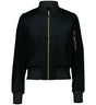 AU Ladies Flight Bomber Jacket - Black - Best Buy Soccer