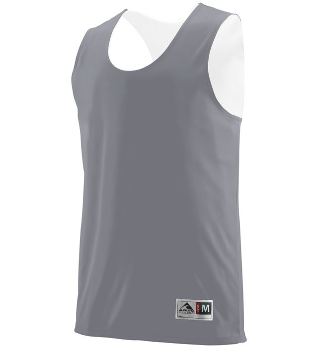 Augusta 149 Reversible Wicking Tank Graphite - Best Buy Soccer