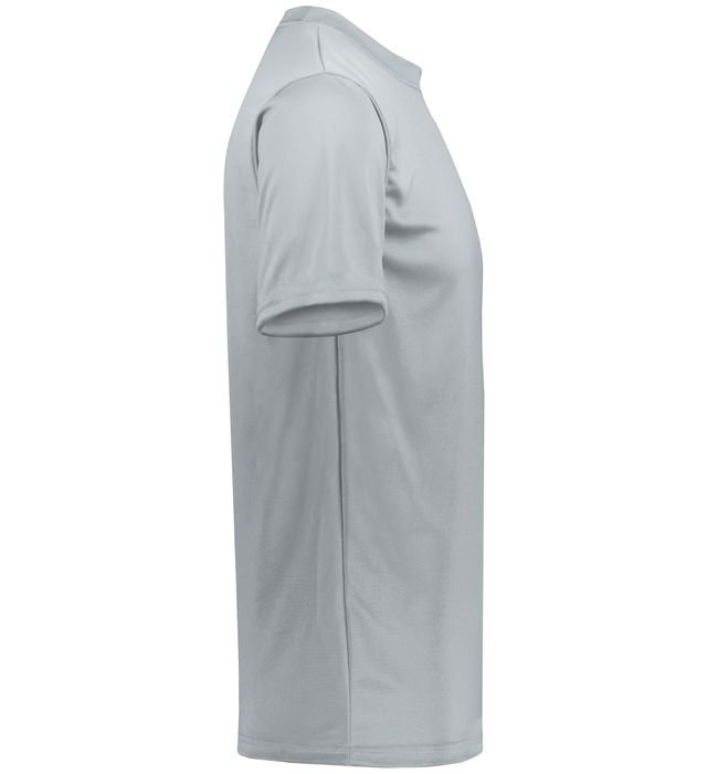 Augusta Adult Wicking Tee Silver - Best Buy Soccer