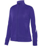Augusta Ladies Medalist Jacket Purple/White - Best Buy Soccer