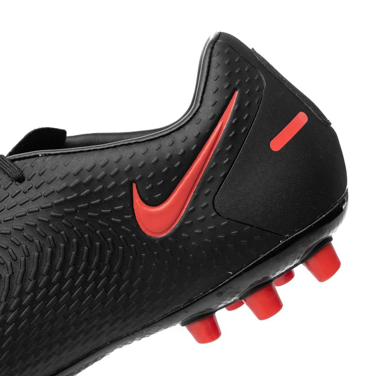 Nike Phantom GT Academy AG Artificial Grass Soccer Cleats - Black/Chile Red/Dark Smoke Grey