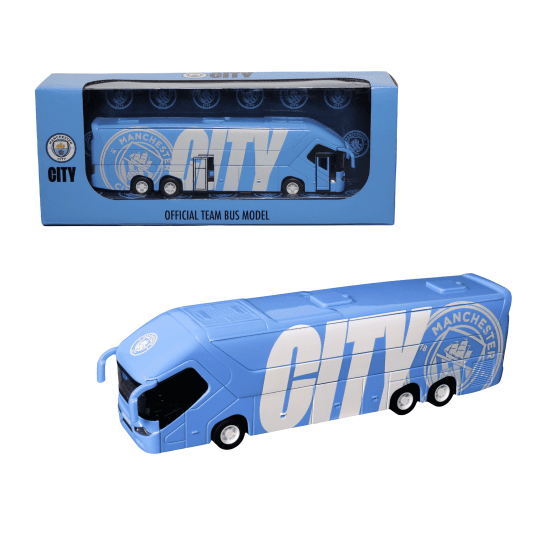 Banbo Toys Manchester City F.C. Tour Bus Blue - Best Buy Soccer