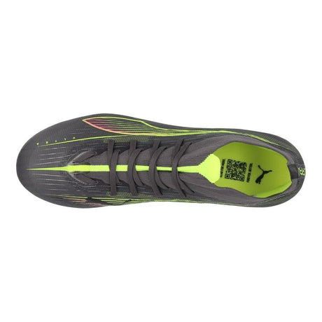 PUMA 5 Match + FG/AG Women's Firm/Multi-Ground Soccer Cleats - Matte Aged Silver/Yellow Alert/Aged Silver