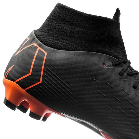 Nike Superfly 6 Pro FG Firm Ground Men's Soccer Cleats - Black/Total Orange