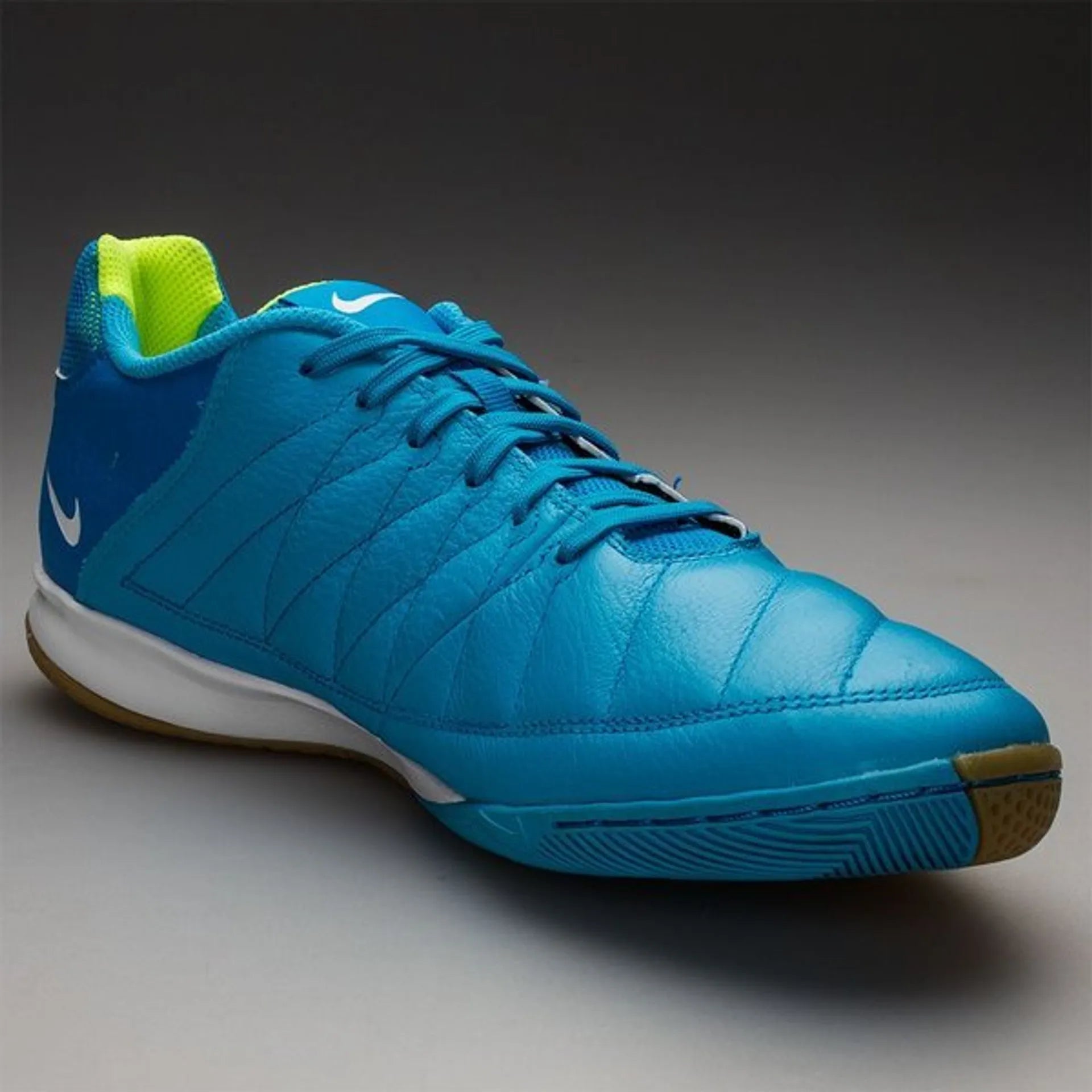 Nike Gato II Indoor Soccer Shoes - Blue/Lime/White