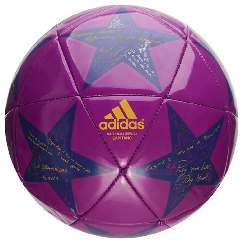 adidas Champions League Finale 16 Capitano Soccer Ball Shock Purple Pu Best Buy Soccer