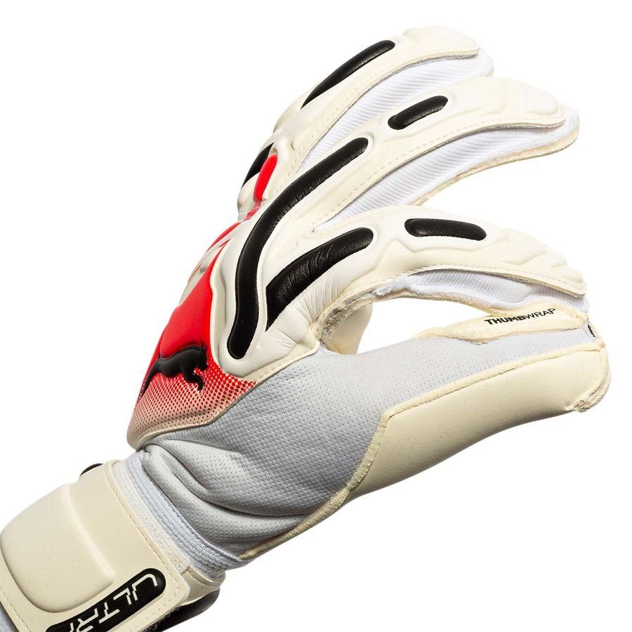 PUMA Ultra Pro RC Goalkeeper Gloves White/Blue/Fire Orchid