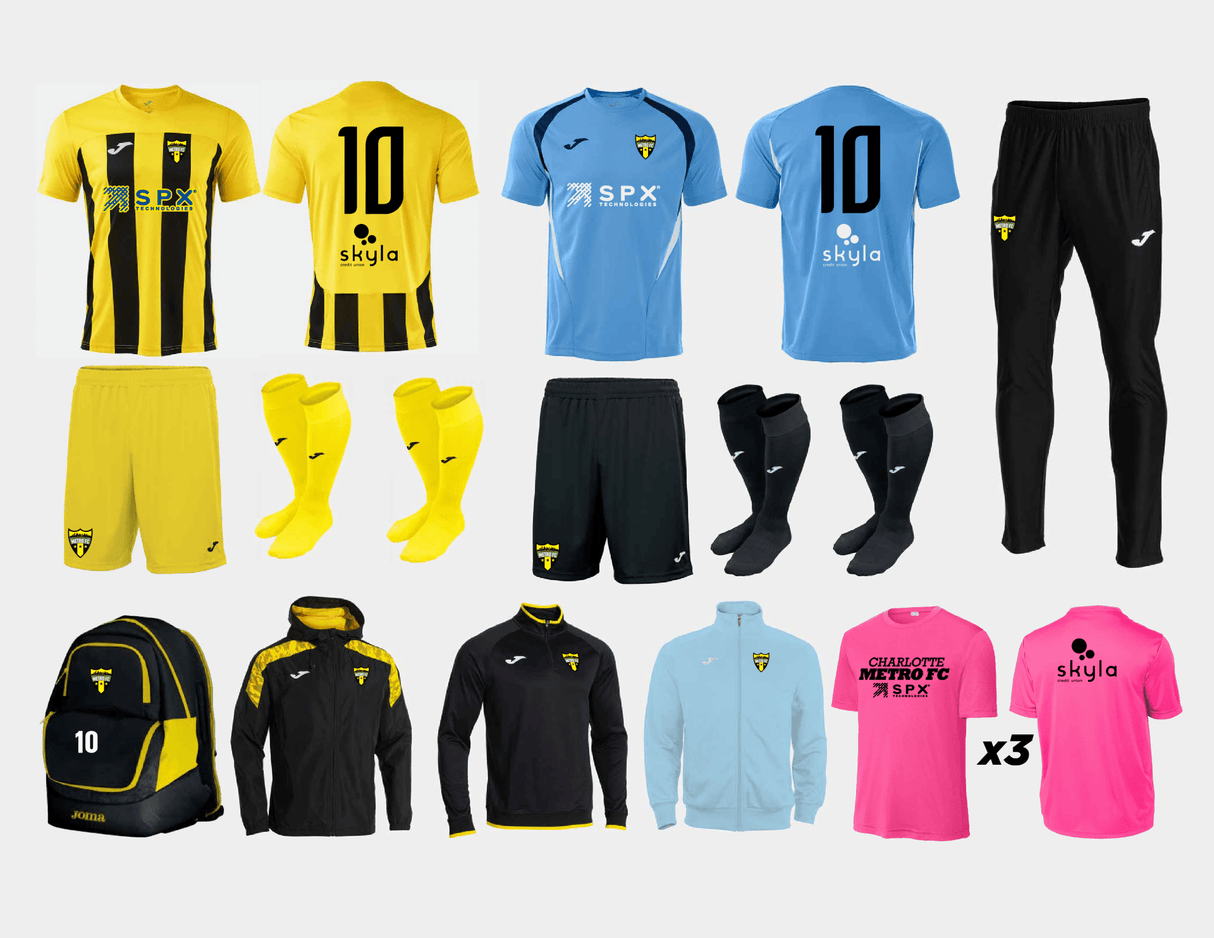 Charlotte Metro FC Competitive Kit - 26/28 $ 404.25 - Best Buy Soccer