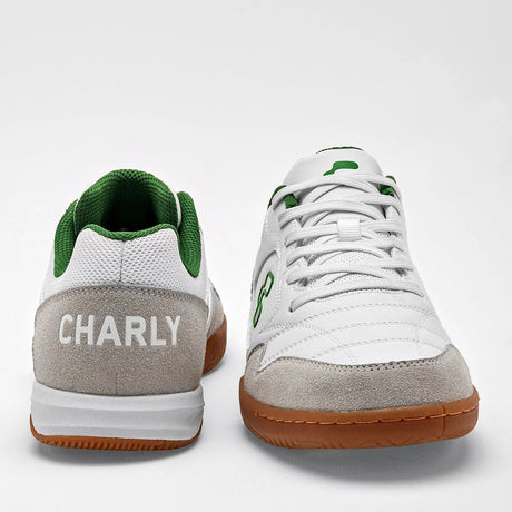 Charly Cicero Sala Indoor Soccer Shoes - White/Green - Best Buy Soccer