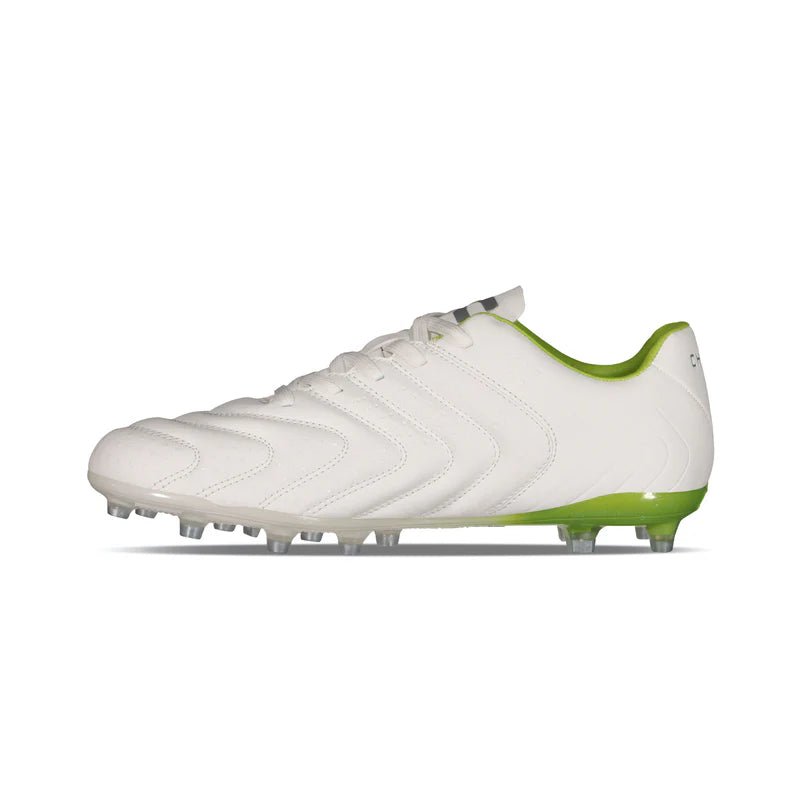 Charly Encore FG Firm Ground Soccer Cleats White/Green - Best Buy Soccer