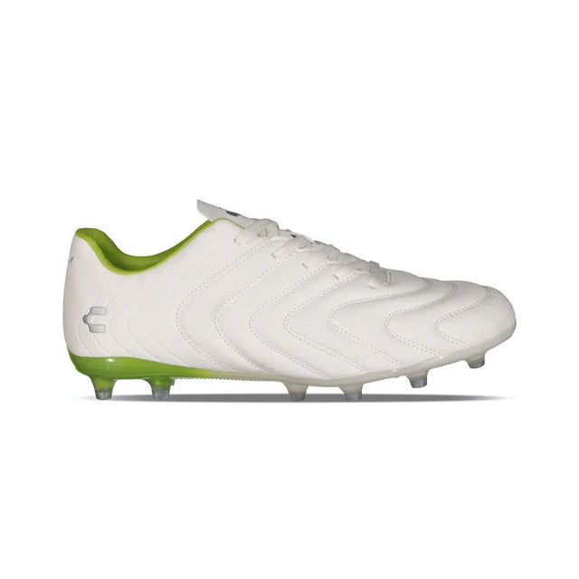 Charly Encore FG Firm Ground Soccer Cleats White/Green - Best Buy Soccer