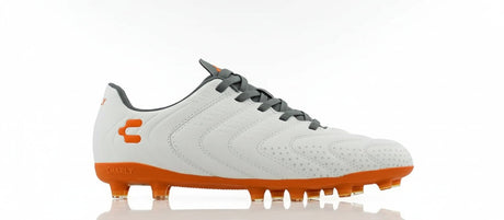 Charly Encore Firm Ground Soccer Cleats - White/Orange - Best Buy Soccer
