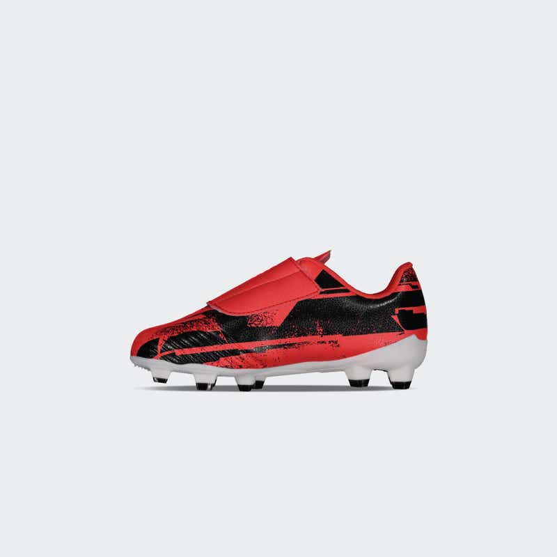 Charly Grasshopper 6.0 ST Youth Firm Ground Soccer Cleats - Red/Black - Best Buy Soccer