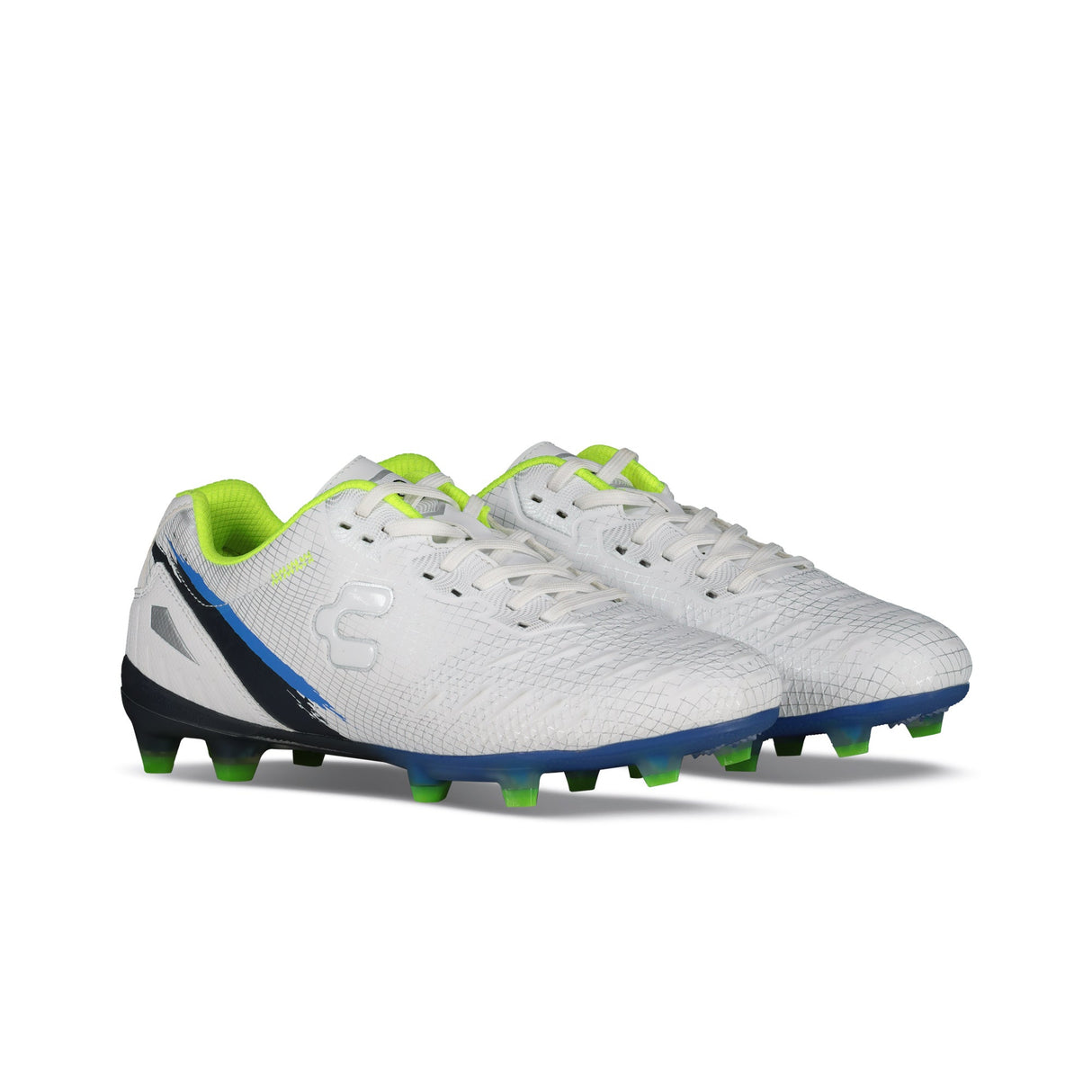 Charly Hotcross 4.0 Firm Ground White/Blue - Best Buy Soccer