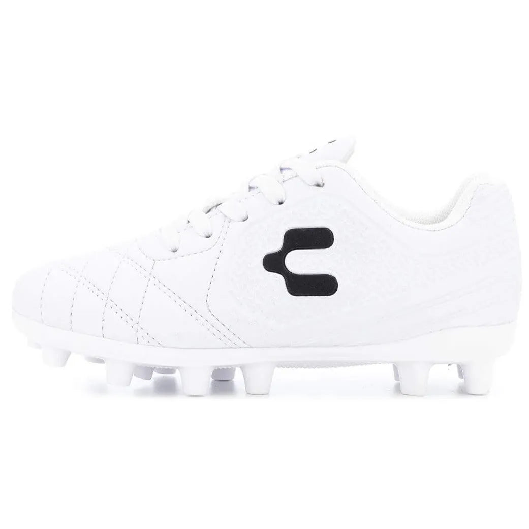 Charly Kids Legendario YT FG Firm Ground Soccer Cleats - White/Black - Best Buy Soccer