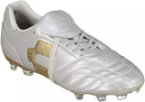 Charly Legendario 26 PFX Firm Ground Men's Soccer Cleats - White/Gold - Best Buy Soccer