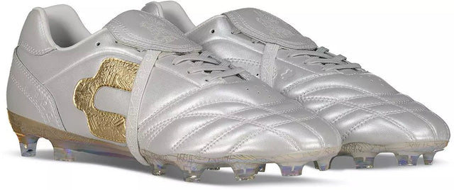 Charly Legendario 26 PFX Firm Ground Men's Soccer Cleats - White/Gold - Best Buy Soccer
