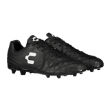 Charly Legendario LT FG 2.0 Firm Ground Soccer Cleats - Black/Grey - Best Buy Soccer